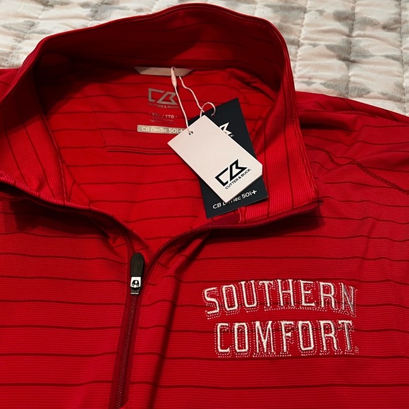 Cutter & Buck golf pullover NWT. 3/4 zip in front.Cutter Buck Dry Tech 50 - Picture 3 of 5